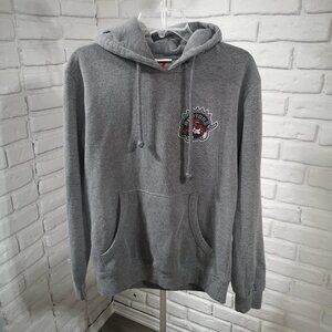 Mitchell & Ness Toronto Raptors Men's Size Medium Grey Fleece Lined Hoodie